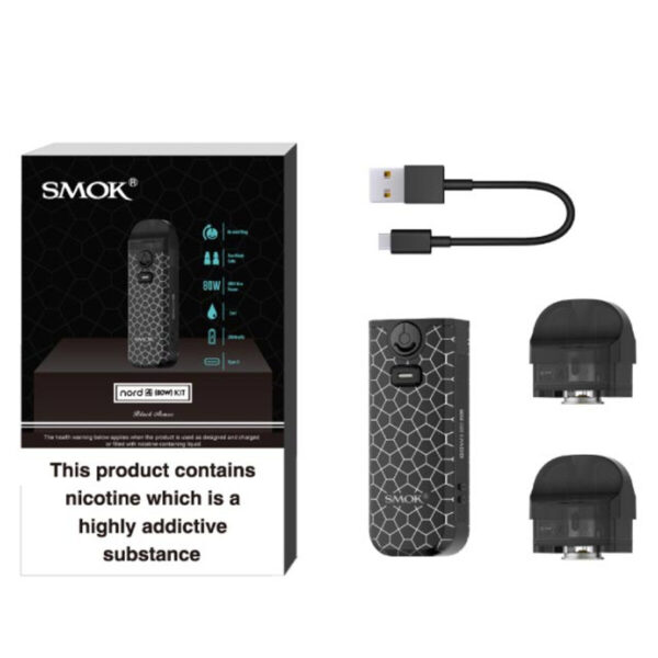 SMOK Nord 4 Pod Mod Kit - 80W Güç, 2000mAh Batarya | Antalya Likit - Görsel 2